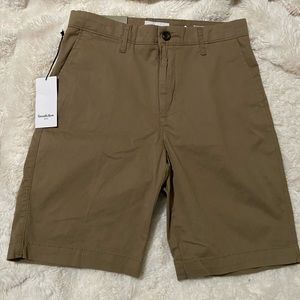 Flat front shorts